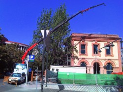 Trabajos 52500 Jib en el Nuevo hospital infantil de Madrid