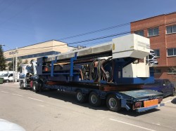 Transporte máquina láser CNC